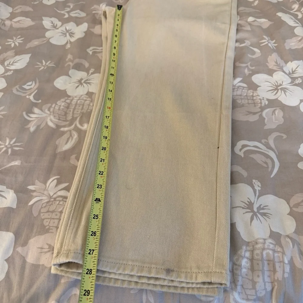 Loose Fit Beige Denim Overalls Jean Jumpsuit Bib Romper Women’s XL - Picture 14 of 14